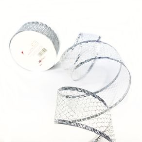 Art P/Fes Fita Arm Enf Natal 6B Prata 3,8Cmx914cm 10Jds