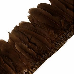 Franja Pena Ganso 17-18 Marrom Esc C/2Mt