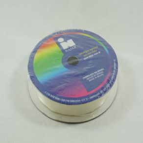 Fita Cetim Najar N.3 Poliester 50 Perola 50Mt