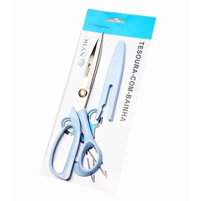 Tesoura com Bainha Tam 08 177 Azul Und