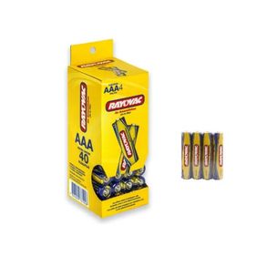 Pilha Zinco Aaa4 Ray Tubo 4Und