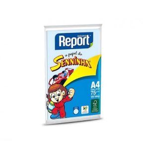 Papel Report Senninha Azul C/100Fls