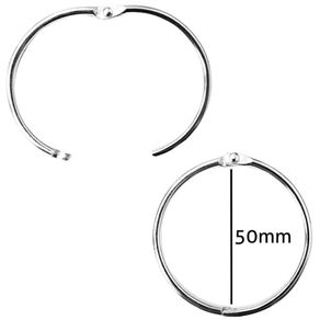 Argola Articulada 50 Niquel 10Und Luli