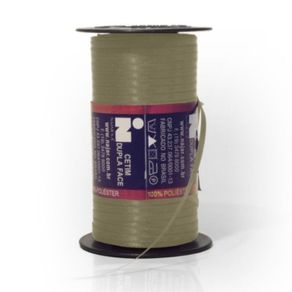 Fita Cetim Najar N.00 Poliester 63 Areia 100Mt