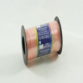 Fita Cetim Najar N.00 Poliester 58 Salmao Real 100Mt Fita Cetim Najar N.00 Poliester 58 Salmao Real 100Mt