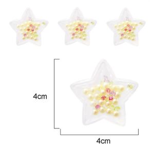 Aplique Plastico Perola/Estr 150111 Ama Can C/5Und