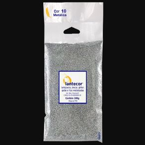 Glitter Poli Met 100G 010 Prata