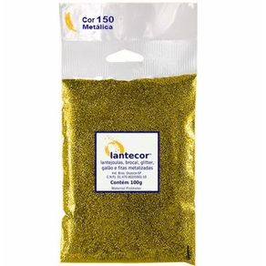 Glitter Poli Met 100G 150 Dourado Glitter Poli Met 100G 150 Dourado