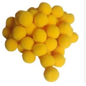 Pom Pom 20Mm C/100Und Amarelo Ouro