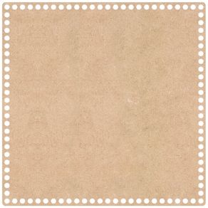 Base Croche 3Mm Quadrada 30Cm Und