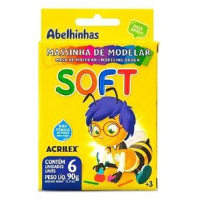 Massinha Soft C/6 Cores Bl (Ec)
