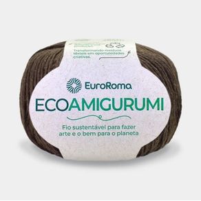 Euroroma Ecoamigurumi 8/7 160G 1100 Marrom Euroroma Ecoamigurumi 8/7 160G 1100 Marrom