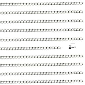 Corrente Nybc 9X6mm (1.6) Prata Mt