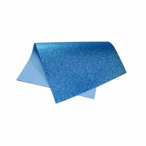 Folha Eva Ibel Glitter 40X48 284 Azul Und Folha Eva Ibel Glitter 40X48 284 Azul Und