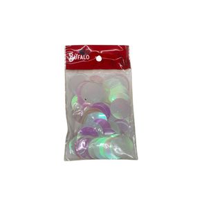 Lantejoulas 3Cm C/50Gr Transparente