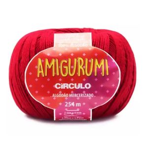 Amigurumi 3402 Vermelho Circulo Und