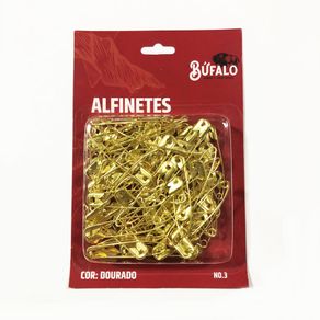 Alfinete de Seguranca N.03 100Und Dourado