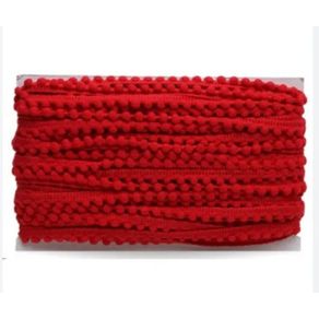 Pom Pom 10Mm C/25Mt Vermelho Pom Pom 10Mm C/25Mt Vermelho
