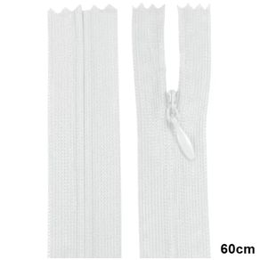 Fechos Ecler Inv 60Cm Branco C/100Und