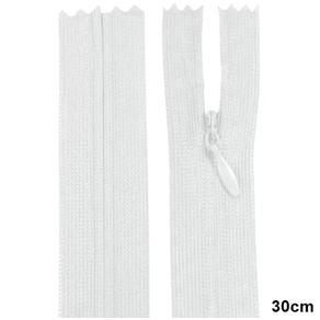 Fechos Ecler Inv 30Cm Branco C/100Und