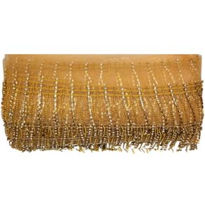 Franja Strass Bolinha Tam 06 Ouro 10Mt Nybc