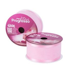 Fita Zc Voal C/Cetim N.003 206 Rosa Claro 10Mt