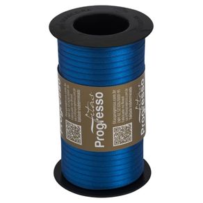 Fita T900-Cetim D.Face Pol N.000 214 Az Royal 100Mt