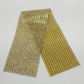 Manta Strass 7X40cm Und (Mt10-40 296/Ouro)