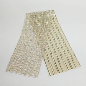 Manta Strass 7X40cm Und (Mt33-40 Prata/147) Manta Strass 7X40cm Und (Mt33-40 Prata/147)