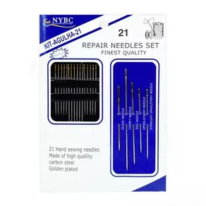 Kit Agulha 21 Tam Vr Cor Nyq 21Pcs