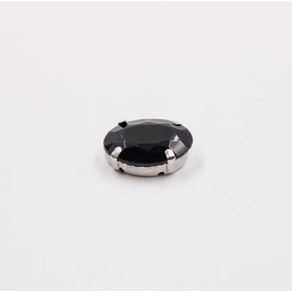 Chaton Engramp Oval 13X18mm Preto 018 C/10Und