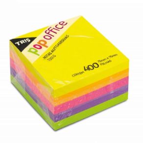 Nota Auto Ades Tris Pop T001g75x75mm 400Fls