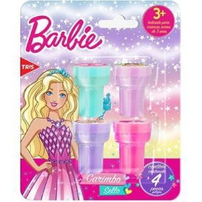 Carimbo Autotintado Barbie 4Und Bl Carimbo Autotintado Barbie 4Und Bl