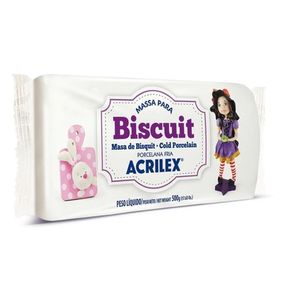 Massa para Biscuit Natural 500G Massa para Biscuit Natural 500G