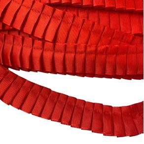 Fita Drapeada 25Mm Cor 25 Verm C/9,14Mt