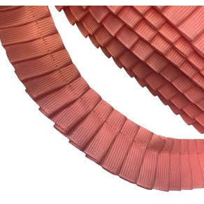 Fita Drapeada 25Mm Cor 5 Rosa C/9,14Mt