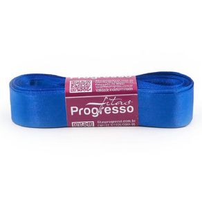 Fita Cetim Progresso N.5 214 Azul Royal 10Mt