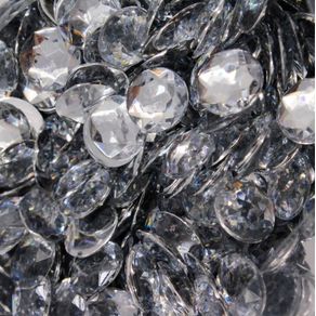 Chaton P/Colagem Red Sextavado 12Mm Trasnp 50G