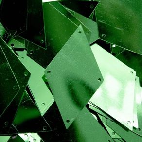 Paete Losango C/Furo 25X42mm 244 Verde C/50G Paete Losango C/Furo 25X42mm 244 Verde C/50G