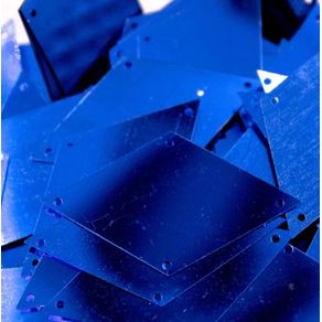 Paete Losango C/Furo 25X42mm 237 Az Royal C/50G