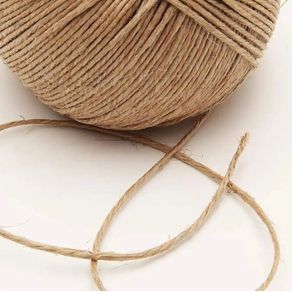 Cordao Juta 3Mm Cor 0 Natural 50Mt Cordao Juta 3Mm Cor 0 Natural 50Mt