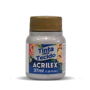 Tinta Tecido Metalica 533 Prata 37Ml