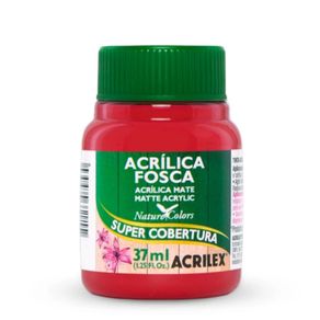 Tinta Acrilica Fosca 555 Vermelho 37Ml Tinta Acrilica Fosca 555 Vermelho 37Ml