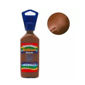 Tinta Dimensional Brilhante Cor 531 Marrom