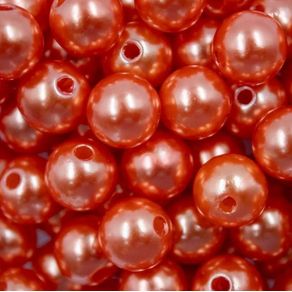 Perola com Furo 12Mm Coral 50G