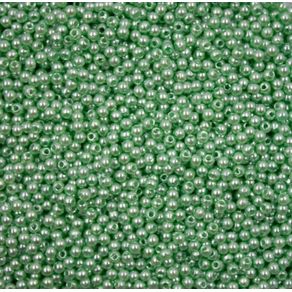 Perola com Furo 3Mm Verde Cl 50G Perola com Furo 3Mm Verde Cl 50G