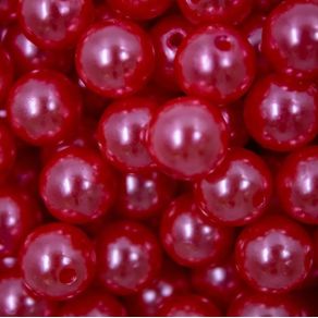 Perola com Furo 10Mm Coral 50G Perola com Furo 10Mm Coral 50G