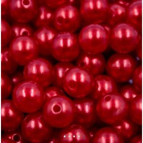 Perola com Furo 10Mm Verm 50G Perola com Furo 10Mm Verm 50G