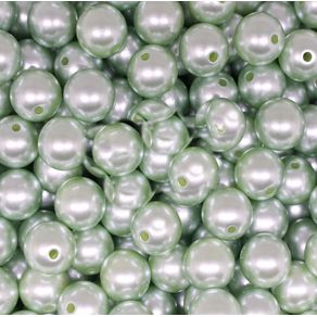 Perola com Furo 12Mm Verde Cl 50G Perola com Furo 12Mm Verde Cl 50G