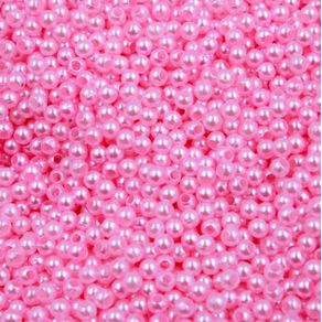 Perola com Furo 3Mm Rs Chiclete 50G Perola com Furo 3Mm Rs Chiclete 50G